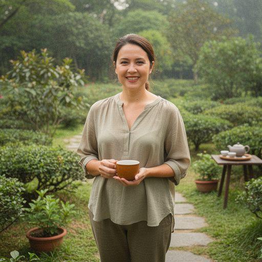 Relaxujúca atmosféra s čajovou kanvicou a pohármi na stole.